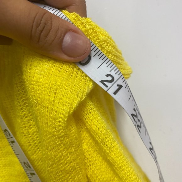 Turo By Vince Camuto Yellow Long Sleeve Size S - Picture 6 of 8